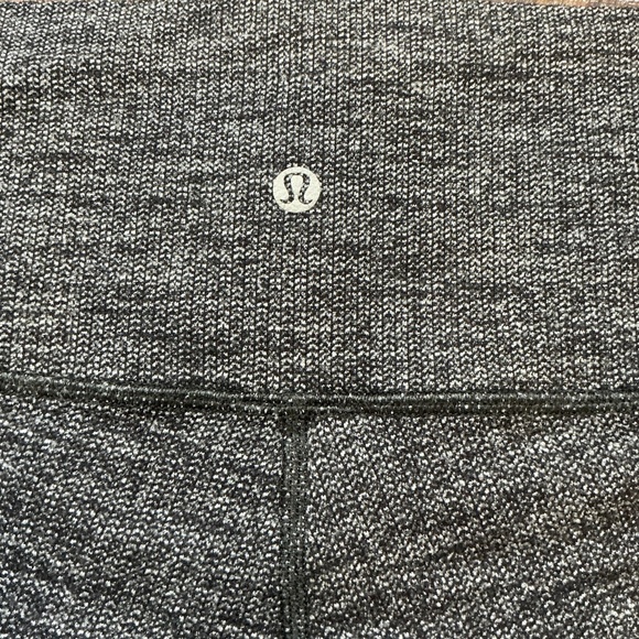 Lululemon Wunder Under High-Rise Herringbone Heather Gray Leggings  Size 10 - Picture 6 of 8